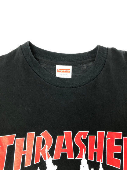 【中古品】【メンズ】 SUPREME シュプリーム × THRASHER スラッシャー コラボ 21AW SKYLINE TEE スカイラインTシャツ プリント 半袖 Tシャツ カットソー 149-260802-hi-05-tagh サイズ：S カラー：ブラック 万代Net店