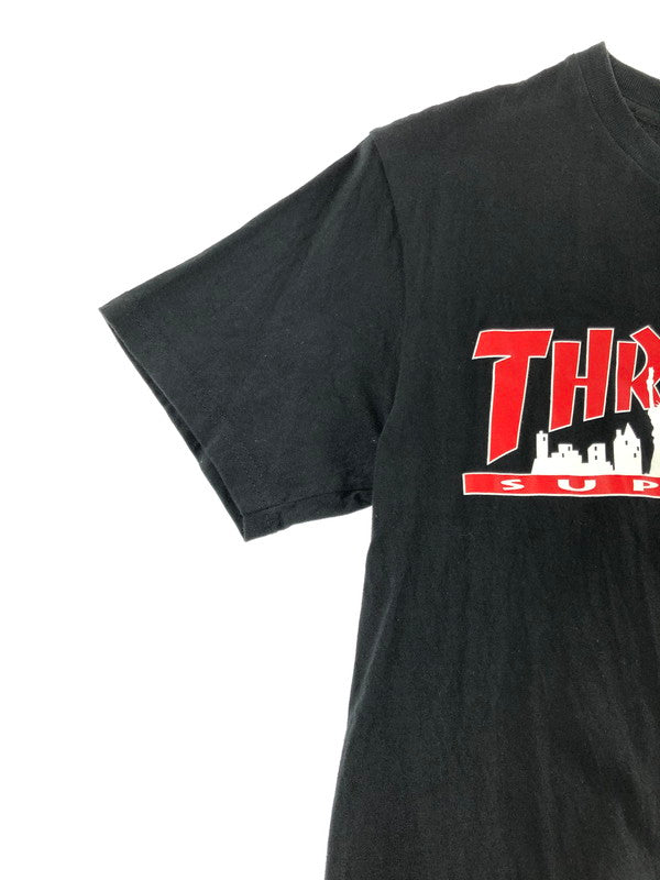【中古品】【メンズ】 SUPREME シュプリーム × THRASHER スラッシャー コラボ 21AW SKYLINE TEE スカイラインTシャツ プリント 半袖 Tシャツ カットソー 149-260802-hi-05-tagh サイズ：S カラー：ブラック 万代Net店