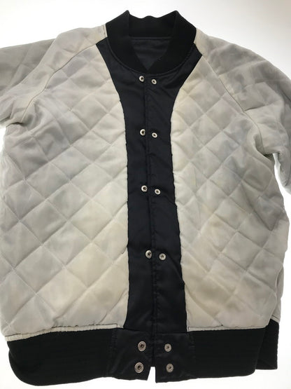 【現状渡し品】【メンズ】 SUPREME シュプリーム × CHAMPION チャンピオン 13SS SATIN JACKET サテンジャケット スタジャン アウター 149-260809-hi-03-tagh サイズ：M カラー：ブラック 万代Net店