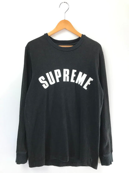 【中古品】【メンズ】 SUPREME シュプリーム 16SS ARC LOGO L/S TOP BLACK 16年春夏 アーク ロゴ ロングスリーブ トップ 長袖Tシャツ トップス 149-260808-rt-06-tagh サイズ：M カラー：ブラック 万代Net店