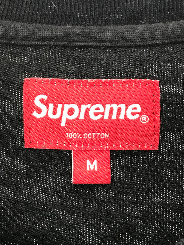 【中古品】【メンズ】 SUPREME シュプリーム 16SS ARC LOGO L/S TOP BLACK 16年春夏 アーク ロゴ ロングスリーブ トップ 長袖Tシャツ トップス 149-260808-rt-06-tagh サイズ：M カラー：ブラック 万代Net店