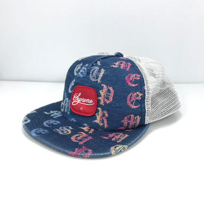 【中古品】【メンズ】 SUPREME シュプリーム DENIM MESH BACK 5-PANEL デニム メッシュバック 5パネル キャップ 帽子 アクセサリー 185-260721-YY-17-tagh カラー：ブルー 万代Net店