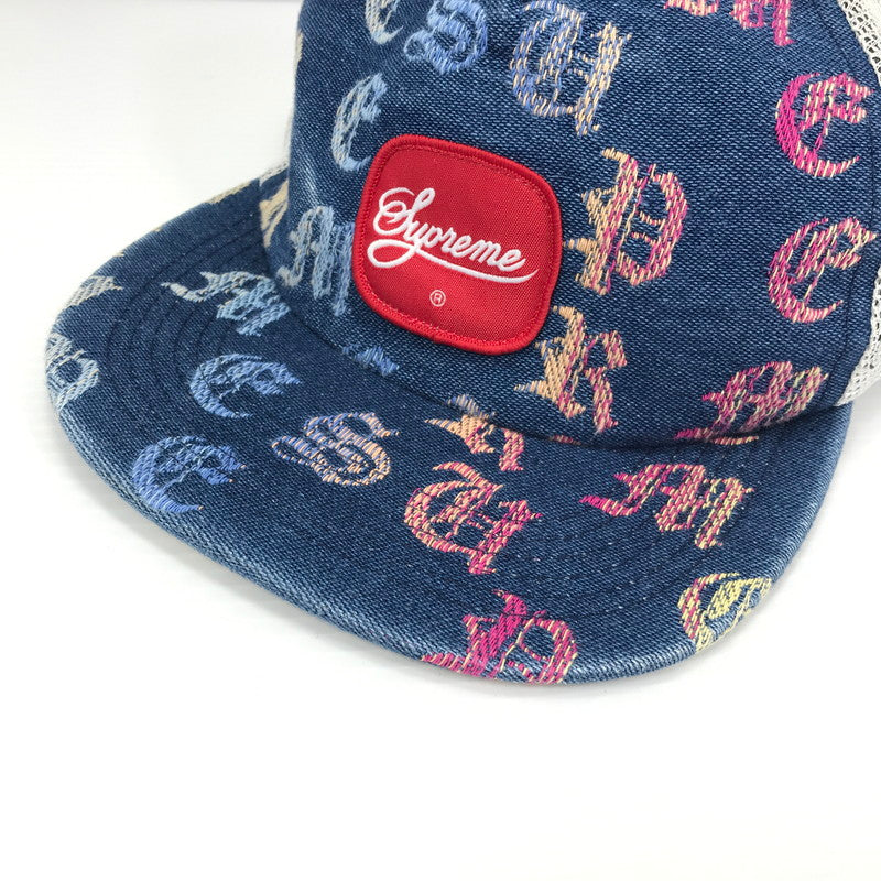 【中古品】【メンズ】 SUPREME シュプリーム DENIM MESH BACK 5-PANEL デニム メッシュバック 5パネル キャップ 帽子 アクセサリー 185-260721-YY-17-tagh カラー：ブルー 万代Net店