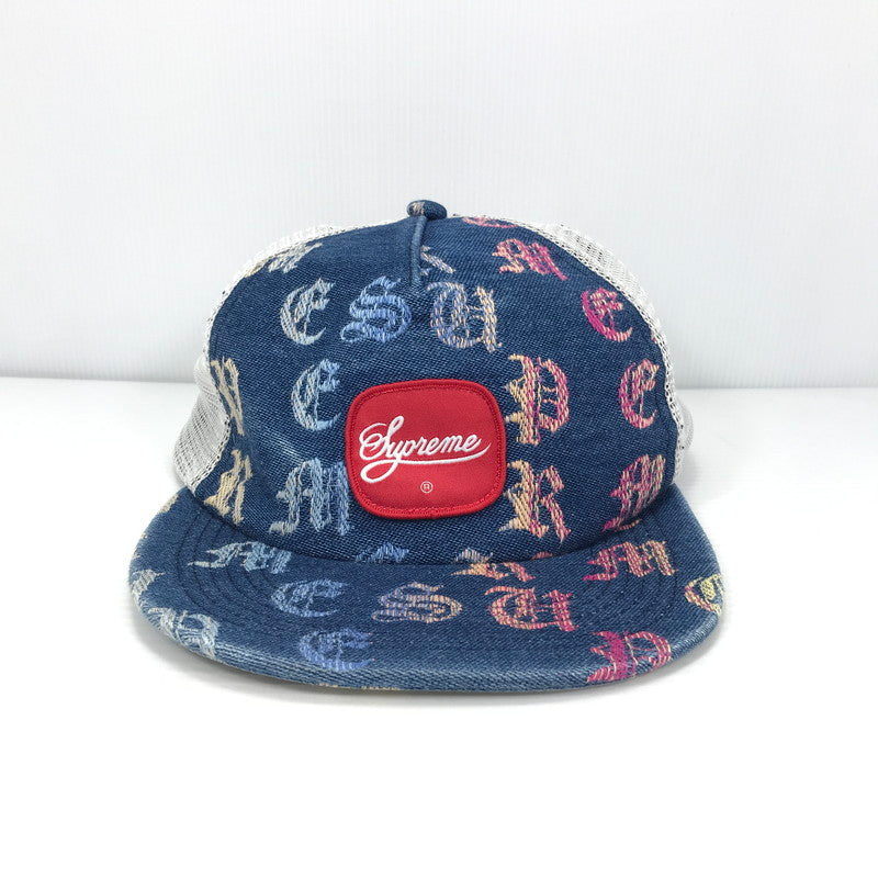 【中古品】【メンズ】 SUPREME シュプリーム DENIM MESH BACK 5-PANEL デニム メッシュバック 5パネル キャップ 帽子 アクセサリー 185-260721-YY-17-tagh カラー：ブルー 万代Net店