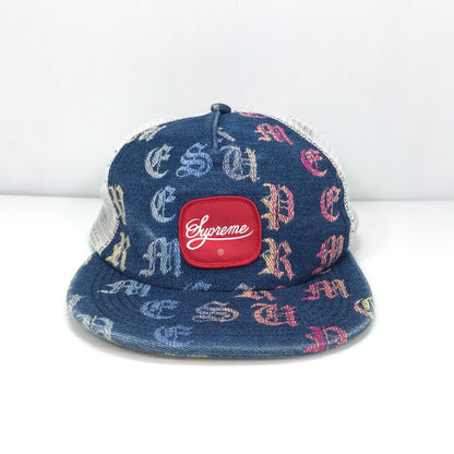 【中古品】【メンズ】 SUPREME シュプリーム DENIM MESH BACK 5-PANEL デニム メッシュバック 5パネル キャップ 帽子 アクセサリー 185-260721-YY-17-tagh カラー：ブルー 万代Net店