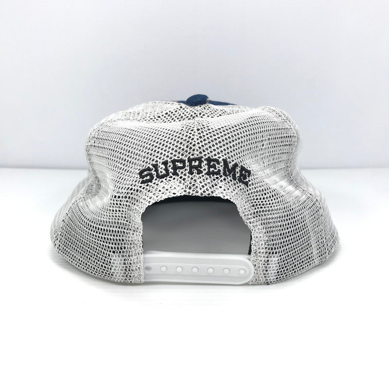 【中古品】【メンズ】 SUPREME シュプリーム DENIM MESH BACK 5-PANEL デニム メッシュバック 5パネル キャップ 帽子 アクセサリー 185-260721-YY-17-tagh カラー：ブルー 万代Net店