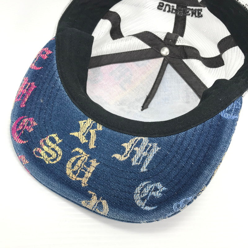 【中古品】【メンズ】 SUPREME シュプリーム DENIM MESH BACK 5-PANEL デニム メッシュバック 5パネル キャップ 帽子 アクセサリー 185-260721-YY-17-tagh カラー：ブルー 万代Net店