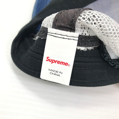 【中古品】【メンズ】 SUPREME シュプリーム DENIM MESH BACK 5-PANEL デニム メッシュバック 5パネル キャップ 帽子 アクセサリー 185-260721-YY-17-tagh カラー：ブルー 万代Net店