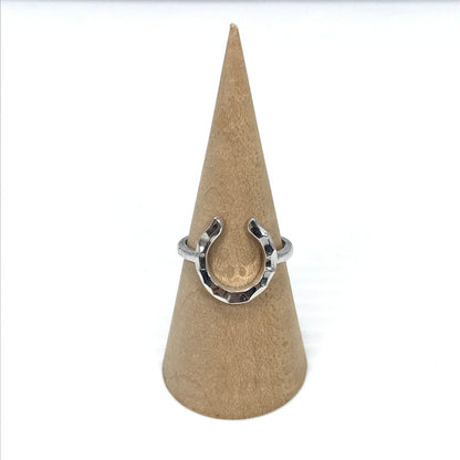 【中古品】【レディース】 SAAD Sana サード サナ HORSESHOE RING ホースシューリング SV925 指輪 アクセサリー 191-260721-YY-09-tagh サイズ：15 カラー：シルバー 万代Net店