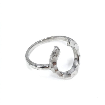 【中古品】【レディース】 SAAD Sana サード サナ HORSESHOE RING ホースシューリング SV925 指輪 アクセサリー 191-260721-YY-09-tagh サイズ：15 カラー：シルバー 万代Net店