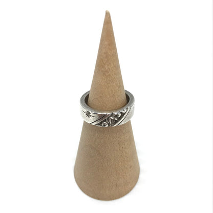 【中古品】【メンズ】 SAAD サード SUN MOTIF RING SV925 リング 太陽 アラベスク 指輪 アクセサリー 191-260721-YY-07-tagh サイズ：7 カラー：シルバー 万代Net店
