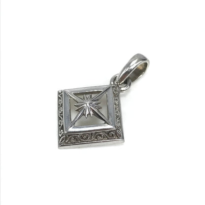 【中古品】【メンズ】 SAAD サード SQUARE PENDANT TOP スクエア ペンダントトップ SV925 太陽 アラベスク アクセサリー 191-260721-YY-03-tagh カラー：シルバー 万代Net店