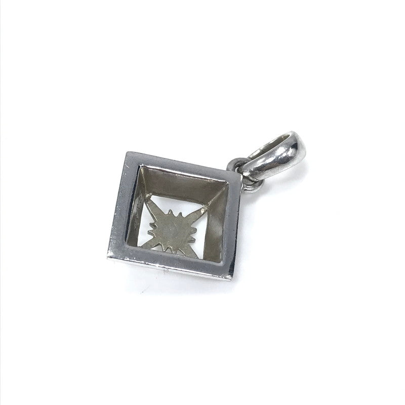 【中古品】【メンズ】 SAAD サード SQUARE PENDANT TOP スクエア ペンダントトップ SV925 太陽 アラベスク アクセサリー 191-260721-YY-03-tagh カラー：シルバー 万代Net店