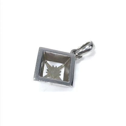 【中古品】【メンズ】 SAAD サード SQUARE PENDANT TOP スクエア ペンダントトップ SV925 太陽 アラベスク アクセサリー 191-260721-YY-03-tagh カラー：シルバー 万代Net店
