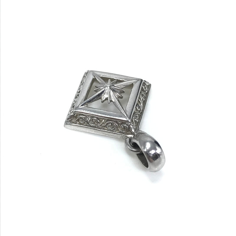 【中古品】【メンズ】 SAAD サード SQUARE PENDANT TOP スクエア ペンダントトップ SV925 太陽 アラベスク アクセサリー 191-260721-YY-03-tagh カラー：シルバー 万代Net店