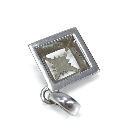 【中古品】【メンズ】 SAAD サード SQUARE PENDANT TOP スクエア ペンダントトップ SV925 太陽 アラベスク アクセサリー 191-260721-YY-03-tagh カラー：シルバー 万代Net店