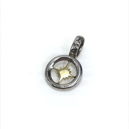 【中古品】【メンズ】 SAAD サード PENDANT TOP ペンダントトップ K24GP SV925 太陽 アラベスク アクセサリー 191-260721-YY-01-tagh カラー：シルバー 万代Net店