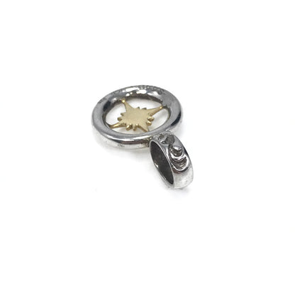 【中古品】【メンズ】 SAAD サード PENDANT TOP ペンダントトップ K24GP SV925 太陽 アラベスク アクセサリー 191-260721-YY-01-tagh カラー：シルバー 万代Net店