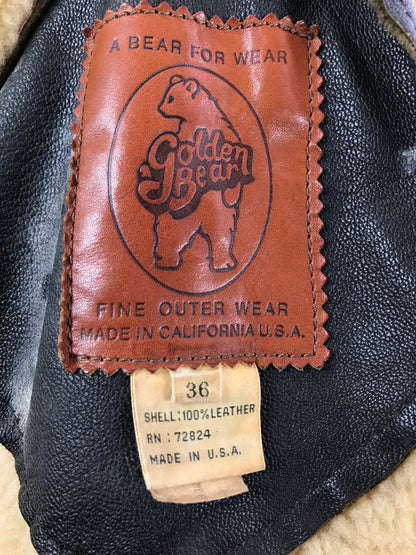 【現状渡し品】【メンズ】 GOLDEN BEAR ゴールデン ベア 80's～90's B-3 FLIGHT JACKET 80～90年代 フライト ジャケット USA製 SCOVILLジッパー アウター 146-260729-rt-40-tagh サイズ：36 カラー：ブル案 万代Net店