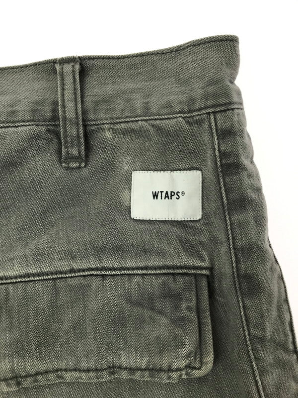 【中古品】【メンズ】 WTAPS ダブルタップス 19AW BOONIE TROUSERS COTTON.DENIM GRAY 192GWDT-PTM02 ブーニー トラウザーズ コットンデニム ジーンズ ボトムス 153-260729-rt-28-tagh サイズ：2 カラー：グレー 万代Net店