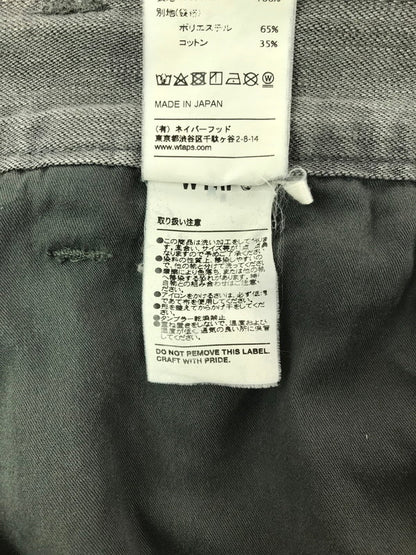 【中古品】【メンズ】 WTAPS ダブルタップス 19AW BOONIE TROUSERS COTTON.DENIM GRAY 192GWDT-PTM02 ブーニー トラウザーズ コットンデニム ジーンズ ボトムス 153-260729-rt-28-tagh サイズ：2 カラー：グレー 万代Net店