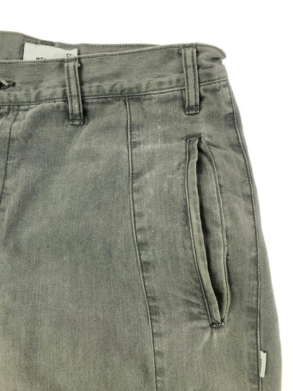【中古品】【メンズ】 WTAPS ダブルタップス 19AW BOONIE TROUSERS COTTON.DENIM GRAY 192GWDT-PTM02 ブーニー トラウザーズ コットンデニム ジーンズ ボトムス 153-260729-rt-28-tagh サイズ：2 カラー：グレー 万代Net店