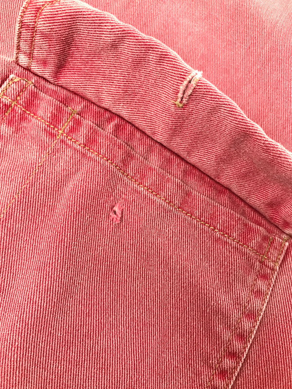 【中古品】【メンズ】 OLD GAP オールド ギャップ 90's L/S WORK SHIRT RED 90年代 ロングスリーブ ワーク シャツ トップス 香港製 146-260723-rt-18-tagh サイズ：L カラー：レッド 万代Net店