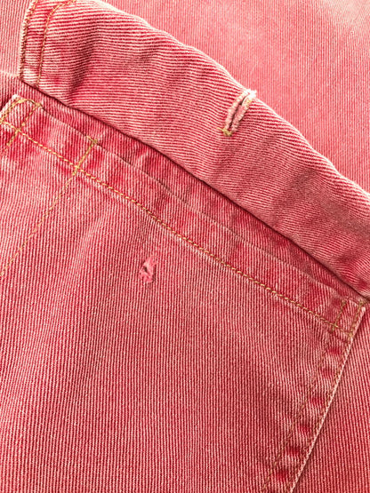 【中古品】【メンズ】 OLD GAP オールド ギャップ 90's L/S WORK SHIRT RED 90年代 ロングスリーブ ワーク シャツ トップス 香港製 146-260723-rt-18-tagh サイズ：L カラー：レッド 万代Net店