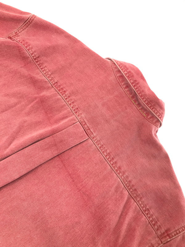 【中古品】【メンズ】 OLD GAP オールド ギャップ 90's L/S WORK SHIRT RED 90年代 ロングスリーブ ワーク シャツ トップス 香港製 146-260723-rt-18-tagh サイズ：L カラー：レッド 万代Net店