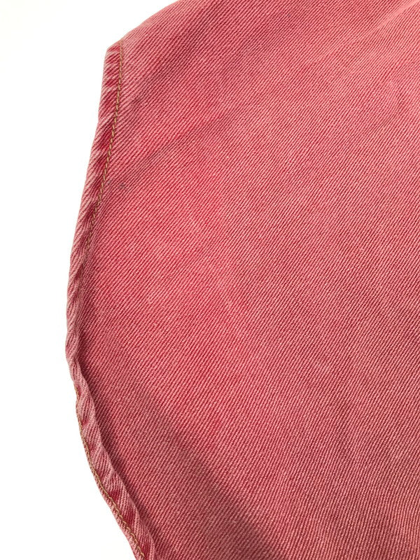 【中古品】【メンズ】 OLD GAP オールド ギャップ 90's L/S WORK SHIRT RED 90年代 ロングスリーブ ワーク シャツ トップス 香港製 146-260723-rt-18-tagh サイズ：L カラー：レッド 万代Net店
