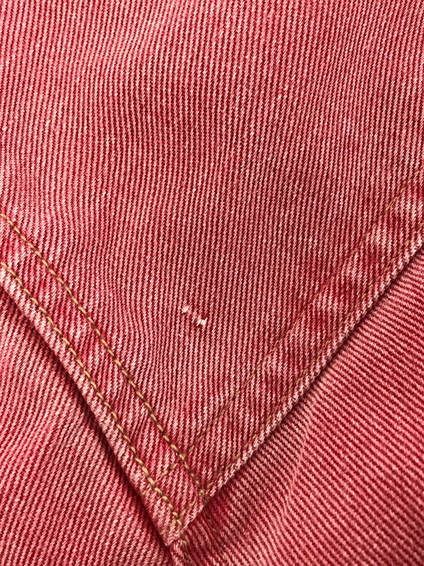 【中古品】【メンズ】 OLD GAP オールド ギャップ 90's L/S WORK SHIRT RED 90年代 ロングスリーブ ワーク シャツ トップス 香港製 146-260723-rt-18-tagh サイズ：L カラー：レッド 万代Net店