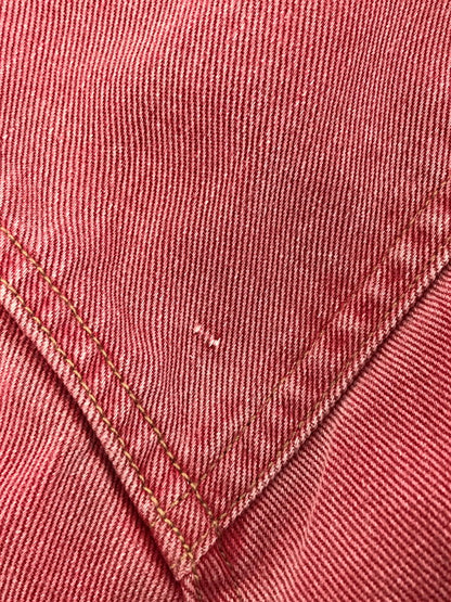 【中古品】【メンズ】 OLD GAP オールド ギャップ 90's L/S WORK SHIRT RED 90年代 ロングスリーブ ワーク シャツ トップス 香港製 146-260723-rt-18-tagh サイズ：L カラー：レッド 万代Net店