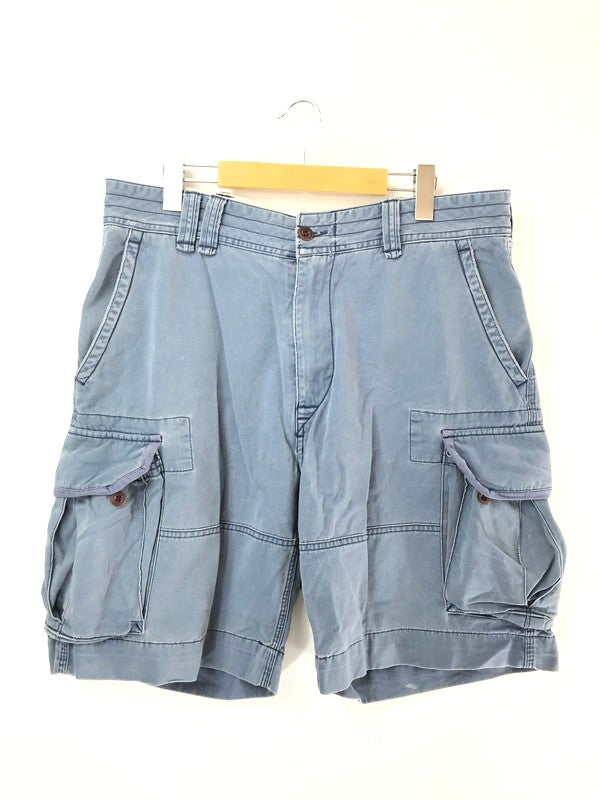 【中古品】【メンズ】 POLO RALPH LAUREN ポロ ラルフローレン 90'S CARGO SHORTS 1990年代 カーゴ ショーツ ショートパンツ 157-260803-ty-05-tagh サイズ：34 カラー：ブルー 万代Net店