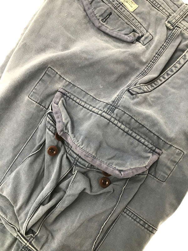 【中古品】【メンズ】 POLO RALPH LAUREN ポロ ラルフローレン 90'S CARGO SHORTS 1990年代 カーゴ ショーツ ショートパンツ 157-260803-ty-05-tagh サイズ：34 カラー：ブルー 万代Net店