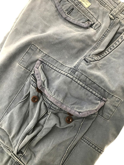 【中古品】【メンズ】 POLO RALPH LAUREN ポロ ラルフローレン 90'S CARGO SHORTS 1990年代 カーゴ ショーツ ショートパンツ 157-260803-ty-05-tagh サイズ：34 カラー：ブルー 万代Net店