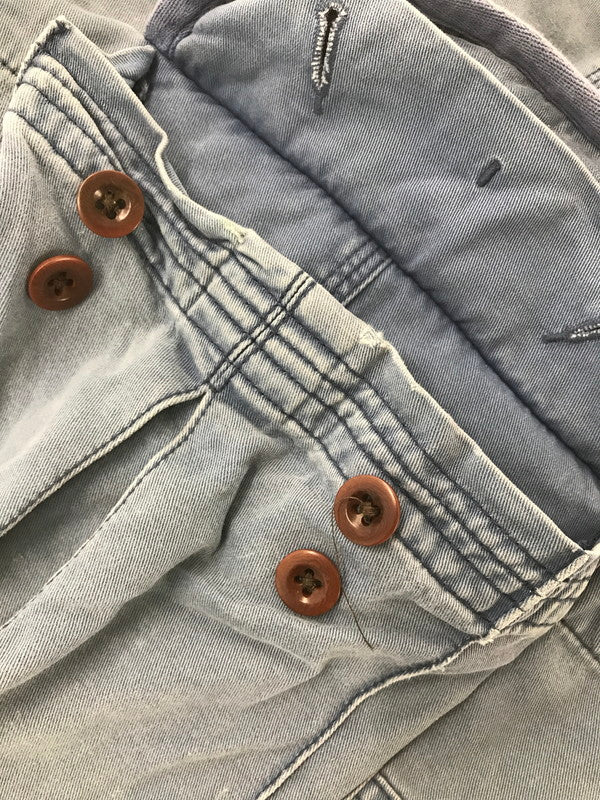 【中古品】【メンズ】 POLO RALPH LAUREN ポロ ラルフローレン 90'S CARGO SHORTS 1990年代 カーゴ ショーツ ショートパンツ 157-260803-ty-05-tagh サイズ：34 カラー：ブルー 万代Net店