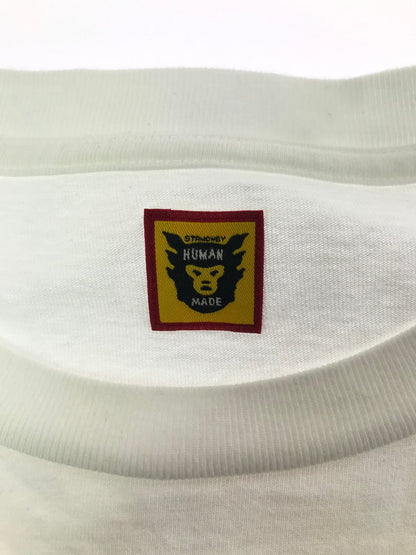 【中古品】【メンズ】 HUMAN MADE ヒューマンメイド L/S TEE HEART LOGO 01.12.2023 ハートロゴ ロングスリーブTシャツ　WHITE トップス 長袖Ｔシャツ 142-260722-su-02-tagh サイズ：XL カラー：ホワイト 万代Net店
