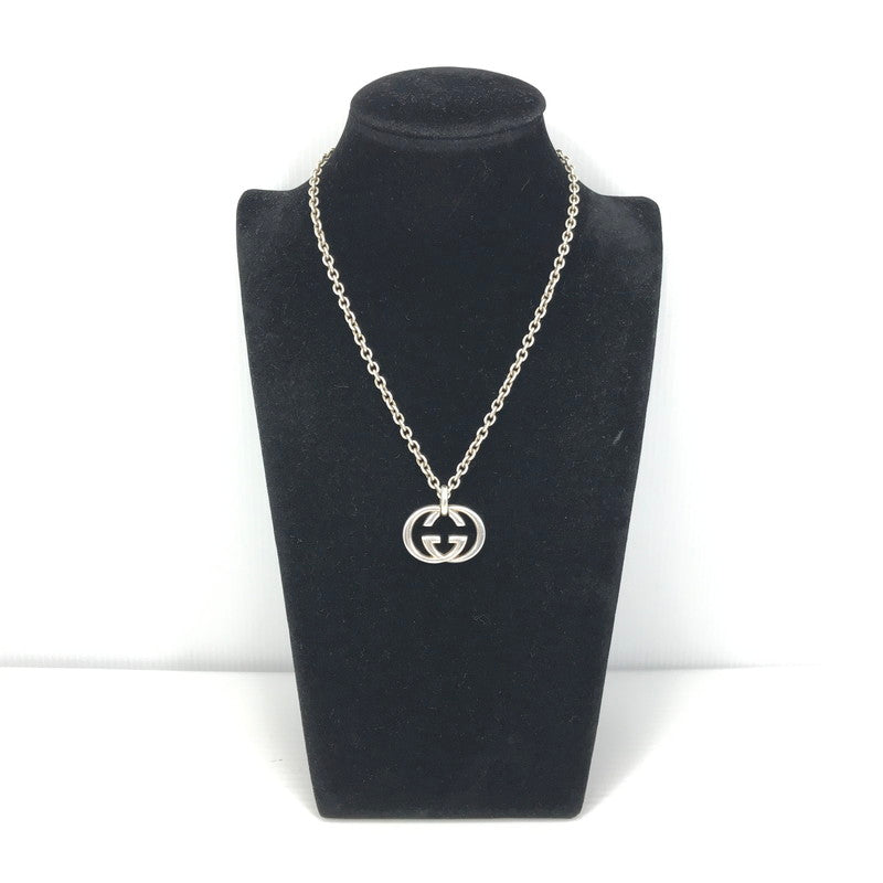 【中古品】【メンズ】 GUCCI グッチ INTERLOCKING G NECKLACE インターロッキング G ネックレス アクセサリー 182-260721-YY-13-tagh カラー：シルバー 万代Net店