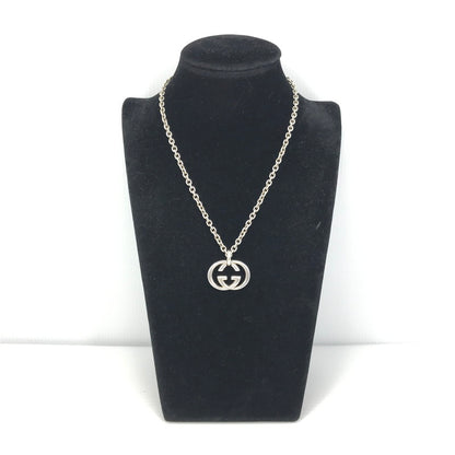 【中古品】【メンズ】 GUCCI グッチ INTERLOCKING G NECKLACE インターロッキング G ネックレス アクセサリー 182-260721-YY-13-tagh カラー：シルバー 万代Net店
