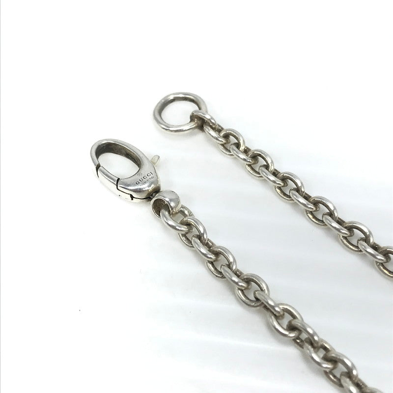 【中古品】【メンズ】 GUCCI グッチ INTERLOCKING G NECKLACE インターロッキング G ネックレス アクセサリー 182-260721-YY-13-tagh カラー：シルバー 万代Net店