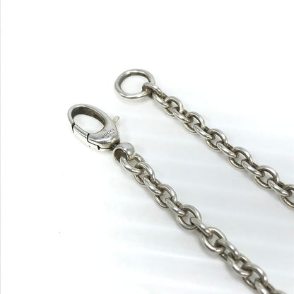 【中古品】【メンズ】 GUCCI グッチ INTERLOCKING G NECKLACE インターロッキング G ネックレス アクセサリー 182-260721-YY-13-tagh カラー：シルバー 万代Net店