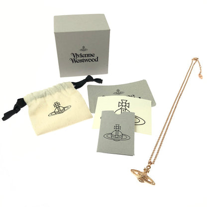 【中古品】【メンズ】 VIVIENNE WEST WOOD ヴィヴィアン ウエスト ウッド MINI BAS RELIEF PENDANT NECKLACE PINK GOLD SILK 8050568221876 182-260801-rt-07-tagh カラー：ピンクゴールド 万代Net店