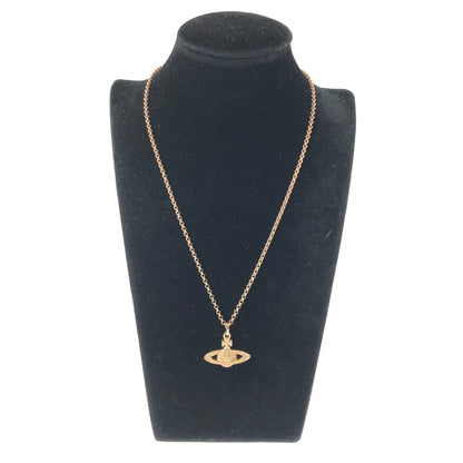 【中古品】【メンズ】 VIVIENNE WEST WOOD ヴィヴィアン ウエスト ウッド MINI BAS RELIEF PENDANT NECKLACE PINK GOLD SILK 8050568221876 182-260801-rt-07-tagh カラー：ピンクゴールド 万代Net店