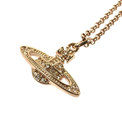 【中古品】【メンズ】 VIVIENNE WEST WOOD ヴィヴィアン ウエスト ウッド MINI BAS RELIEF PENDANT NECKLACE PINK GOLD SILK 8050568221876 182-260801-rt-07-tagh カラー：ピンクゴールド 万代Net店