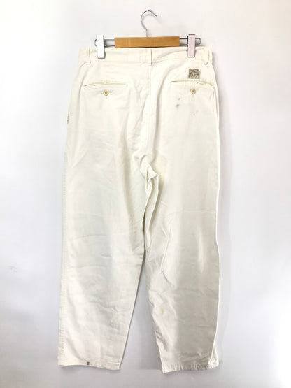 【中古品】【メンズ】 POLO BY RALPH LAUREN ポロ バイ ラルフローレン 90'S POLO CHINO 1990年代 USA製 ポロチノ 157-260803-ty-07-tagh サイズ：W32×L34 カラー：ホワイト 万代Net店