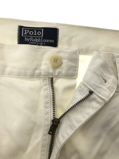 【中古品】【メンズ】 POLO BY RALPH LAUREN ポロ バイ ラルフローレン 90'S POLO CHINO 1990年代 USA製 ポロチノ 157-260803-ty-07-tagh サイズ：W32×L34 カラー：ホワイト 万代Net店