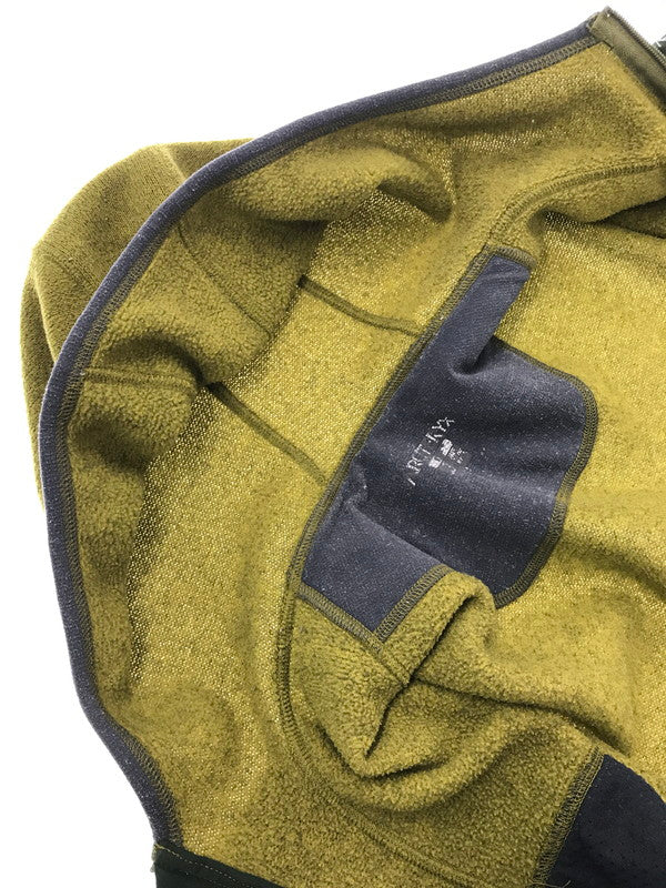 【現状渡し品】【メンズ】 ARC'TERYX POLARTEC FLEECE JACKET ポーラテック フリースジャケット アウター 144-260803-ki-05-tagh サイズ：不明 カラー：マスタードグリーン 万代Net店