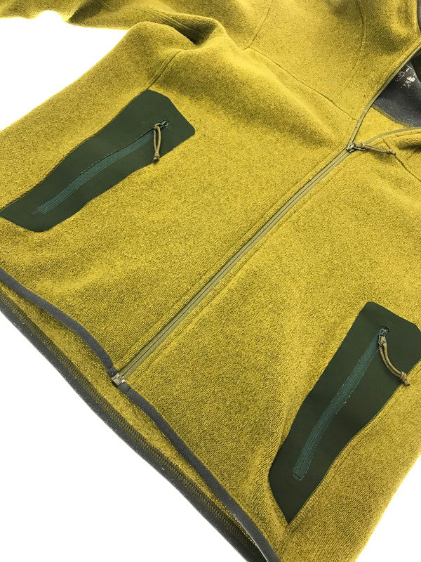 【現状渡し品】【メンズ】 ARC'TERYX POLARTEC FLEECE JACKET ポーラテック フリースジャケット アウター 144-260803-ki-05-tagh サイズ：不明 カラー：マスタードグリーン 万代Net店