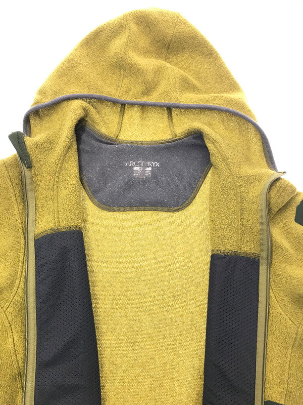 【現状渡し品】【メンズ】 ARC'TERYX POLARTEC FLEECE JACKET ポーラテック フリースジャケット アウター 144-260803-ki-05-tagh サイズ：不明 カラー：マスタードグリーン 万代Net店
