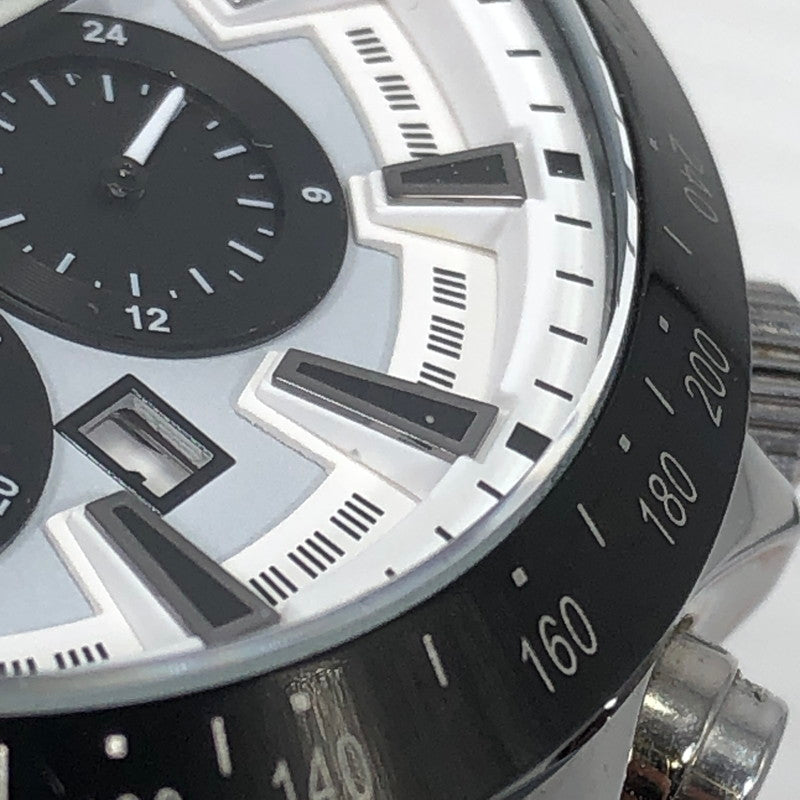 【中古品】【メンズ】 THE CLOCK HOUSE ザ･クロックハウス CHRONOGRAPH SOLAR WATCH MBC1003 クロノグラフ ソーラー 腕時計 197-261030-rt-25-tagh カラー：シルバー/ホワイト 万代Net店